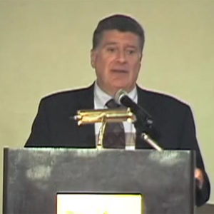 Ted Wachtel at a speaking engagement